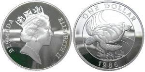 1 Dollar 百慕大 銅/镍 伊丽莎白二世 (1926-2022)