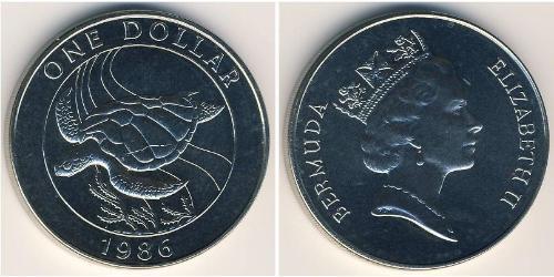 1 Dollar 百慕大 銅/镍 伊丽莎白二世 (1926-2022)
