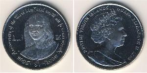 1 Dollar 维尔京群岛 銅/镍 伊丽莎白二世 (1926-2022)