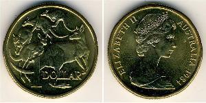 1 Dollaro Australia (1939 - ) Alluminio/Rame/Nichel Elisabetta II (1926-2022)