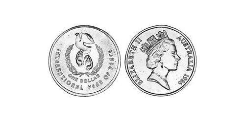 1 Dollaro Australia (1939 - ) Alluminio/Rame/Nichel Elisabetta II (1926-2022)