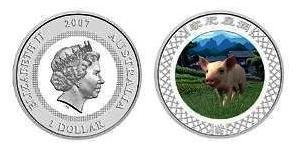 1 Dollaro Australia (1939 - ) Argento Elisabetta II (1926-2022)