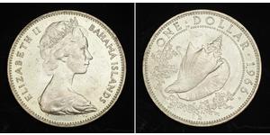 1 Dollaro Bahamas (1973 - ) Argento Elisabetta II (1926-2022)