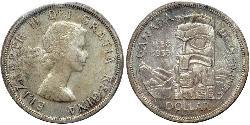 1 Dollaro Canada Argento Elisabetta II (1926-2022)