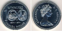 1 Dollaro Canada Argento Elisabetta II (1926-2022)