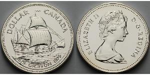 1 Dollaro Canada Argento Elisabetta II (1926-2022)