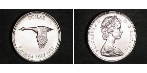 1 Dollaro Canada Argento Elisabetta II (1926-2022)