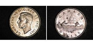 1 Dollaro Canada Argento Giorgio VI (1895-1952)