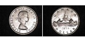 1 Dollaro Canada Argento Elisabetta II (1926-2022)