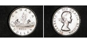 1 Dollaro Canada Argento Elisabetta II (1926-2022)