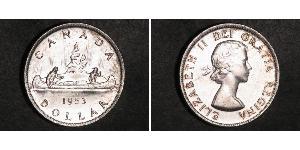 1 Dollaro Canada Argento Elisabetta II (1926-2022)