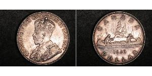 1 Dollaro Canada Argento Giorgio V (1865-1936)