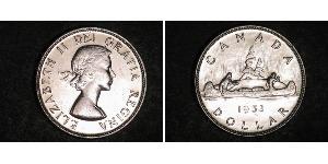 1 Dollaro Canada Argento Elisabetta II (1926-2022)