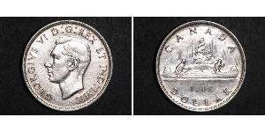 1 Dollaro Canada Argento Giorgio VI (1895-1952)
