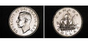 1 Dollaro Canada Argento Giorgio VI (1895-1952)