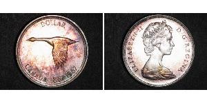1 Dollaro Canada Argento Elisabetta II (1926-2022)