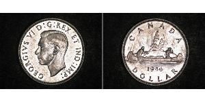 1 Dollaro Canada Argento Giorgio VI (1895-1952)