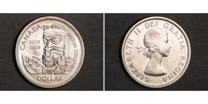 1 Dollaro Canada Argento Elisabetta II (1926-2022)