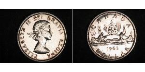 1 Dollaro Canada Argento Elisabetta II (1926-2022)