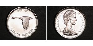 1 Dollaro Canada Argento Elisabetta II (1926-2022)