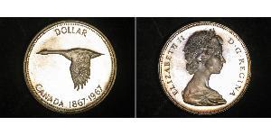 1 Dollaro Canada Argento Elisabetta II (1926-2022)