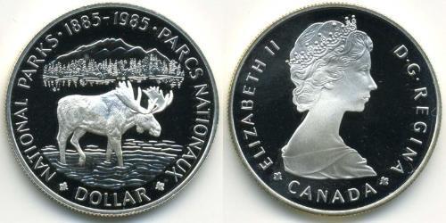 1 Dollaro Canada Argento Elisabetta II (1926-2022)