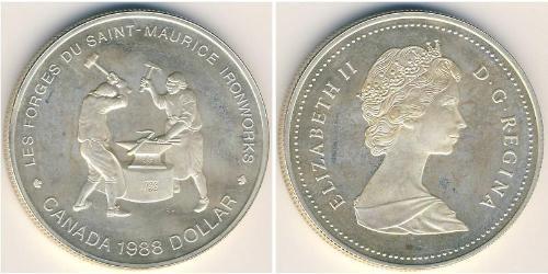 1 Dollaro Canada Argento Elisabetta II (1926-2022)