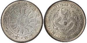 1 Dollaro Cina Argento 