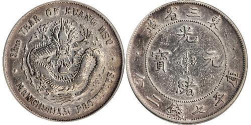 1 Dollaro Cina Argento 