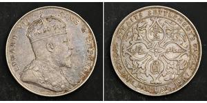 1 Dollaro Insediamenti dello Stretto (1826 - 1946) Argento Edoardo VII (1841-1910)
