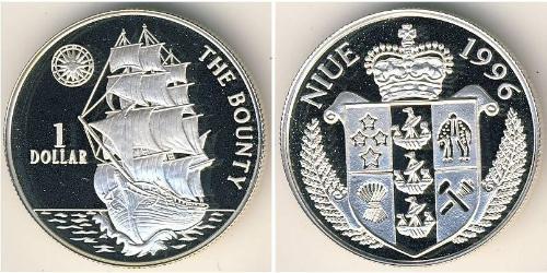 1 Dollaro Niue (1974 - ) Argento 
