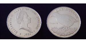 1 Dollaro Nuova Zelanda Argento Elisabetta II (1926-2022)
