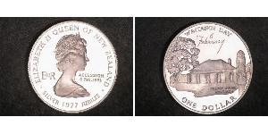 1 Dollaro Nuova Zelanda Argento Elisabetta II (1926-2022)