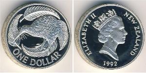 1 Dollaro Nuova Zelanda Argento 