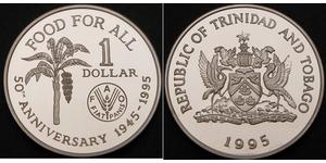 1 Dollaro Trinidad e Tobago Argento 