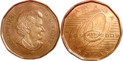 1 Dollaro Canada Bronzo Elisabetta II (1926-2022)