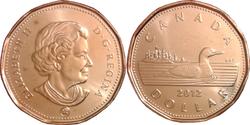1 Dollaro Canada Bronzo Elisabetta II (1926-2022)