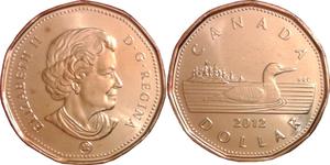 1 Dollaro Canada Bronzo Elisabetta II (1926-2022)