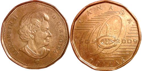 1 Dollaro Canada Bronzo Elisabetta II (1926-2022)