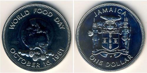 1 Dollaro Giamaica (1962 - ) Rame/Nichel 