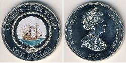 1 Dollaro Isole Cook Rame/Nichel Elisabetta II (1926-2022)