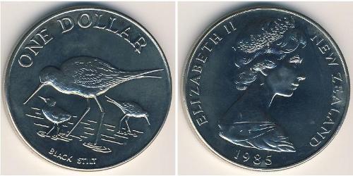 1 Dollaro Nuova Zelanda Rame/Nichel 