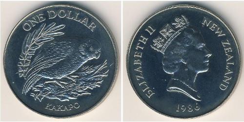 1 Dollaro Nuova Zelanda Rame/Nichel 