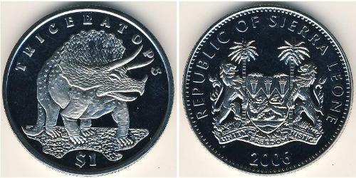 1 Dollaro Sierra Leone (1961 - ) Rame/Nichel 