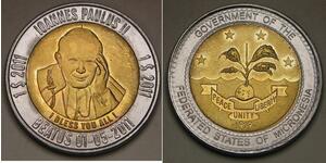 1 Dollaro Stati Federati di Micronesia (1986 - )  