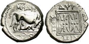 1 Drachm Durrës(Illyrie) Argent 