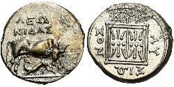1 Drachm Durazzo(Іллірія) Argento 