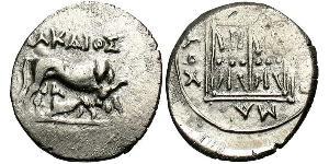 1 Drachm Durazzo(Іллірія) Argento 