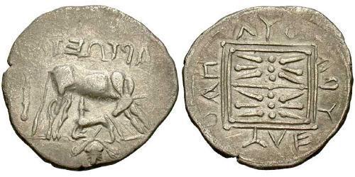 1 Drachm Durazzo(Іллірія) Argento 