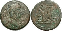 1 Drachm Empire romain (27BC-395) Bronze Hadrien (76 - 138) 